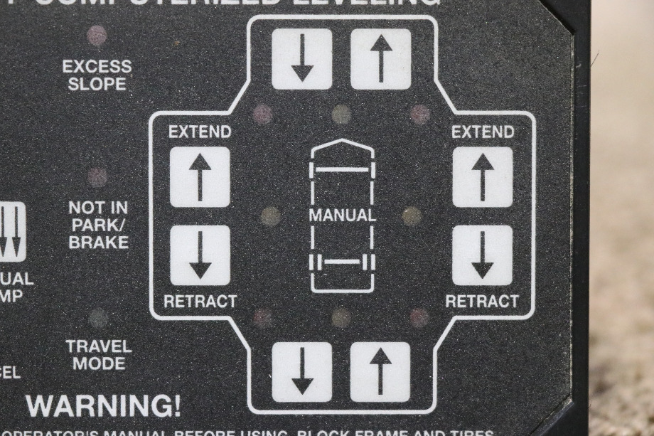 USED MOTORHOME HWH AP46382 COMPUTERIZED LEVELING TOUCH PAD FOR SALE RV Components 