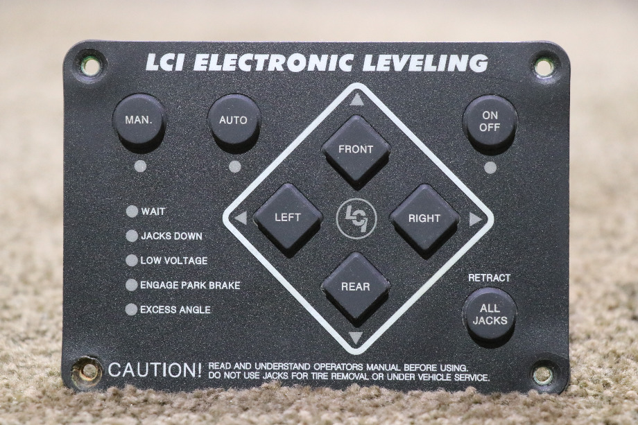 USED 12478A LCI ELECTRONIC LEVELING TOUCH PAD RV PARTS FOR SALE RV Components 