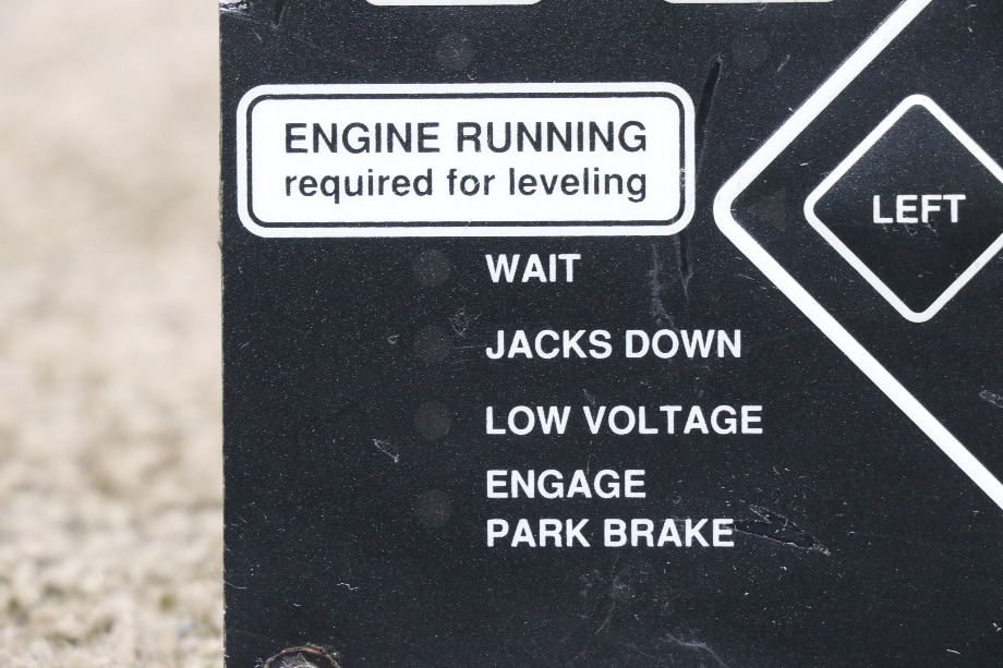 USED POWER GEAR 140-1226 LEVELING CONTROLS TOUCH PAD MOTORHOME PARTS FOR SALE RV Components 