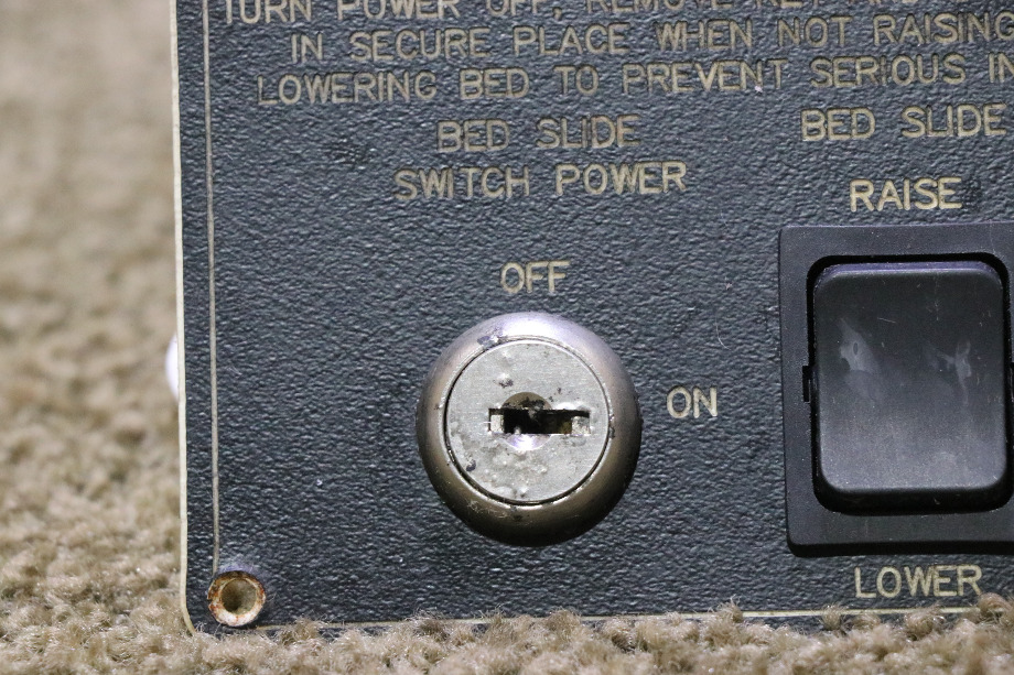USED BED SLIDE KEY & SWITCH PANEL RV/MOTORHOME PARTS FOR SALE RV Components 