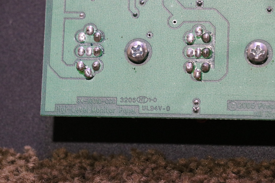 USED DIGI-LEVEL MONITOR PANEL RV/MOTORHOME PARTS FOR SALE RV Components 