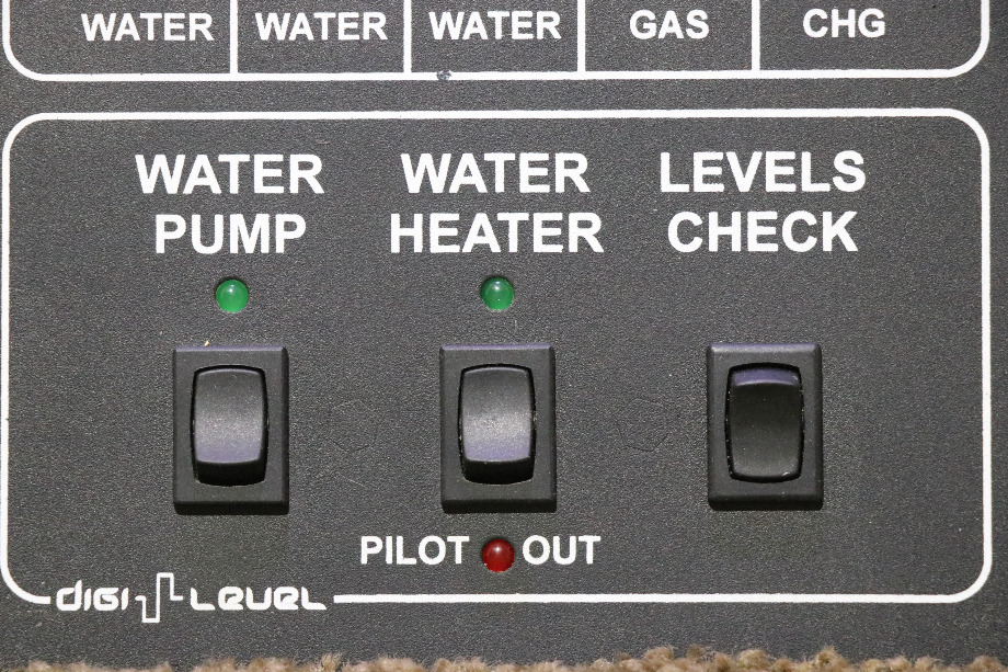 USED DIGI-LEVEL MONITOR PANEL RV/MOTORHOME PARTS FOR SALE RV Components 