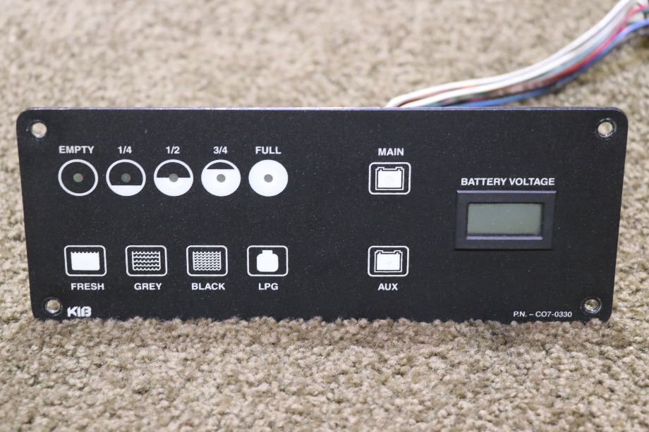 USED RV CO7-0330 KIB TANK MONITOR PANEL FOR SALE RV Components 