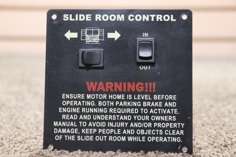 USED MOTORHOME SLIDE ROOM CONTROL 2 SWITCH PANEL FOR SALE RV Components 