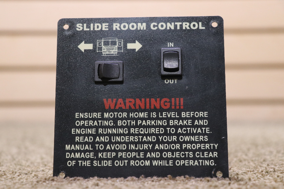 USED MOTORHOME SLIDE ROOM CONTROL 2 SWITCH PANEL FOR SALE RV Components 