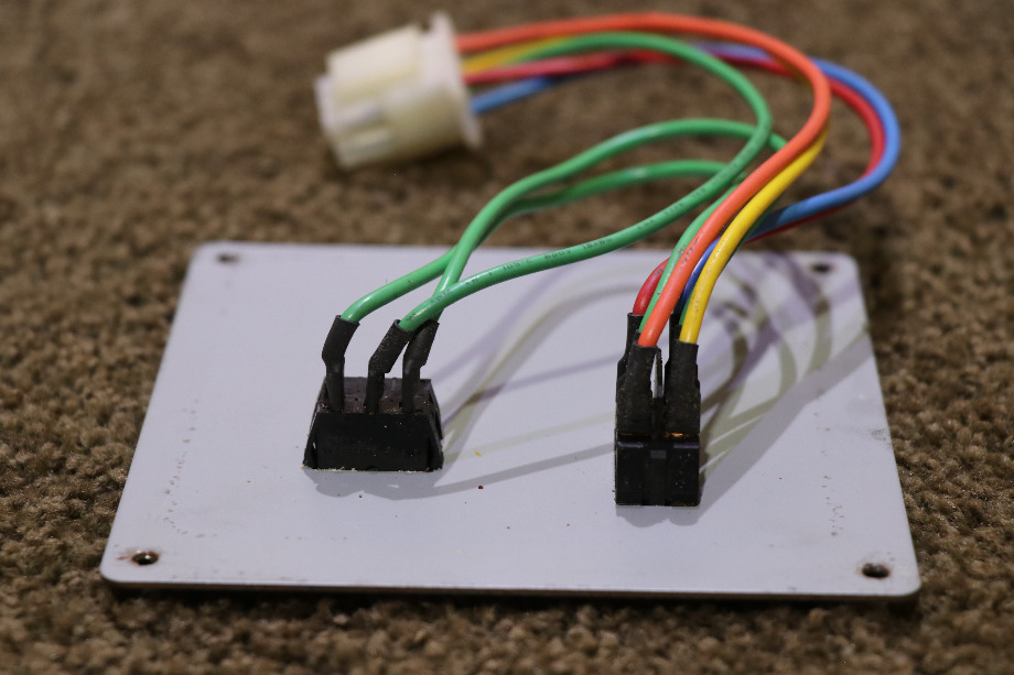 USED MOTORHOME SLIDE ROOM CONTROL 2 SWITCH PANEL FOR SALE RV Components 