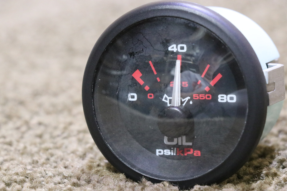 USED OIL PRESS DASH GAUGE 61073 RV/MOTORHOME PARTS FOR SALE RV Components 