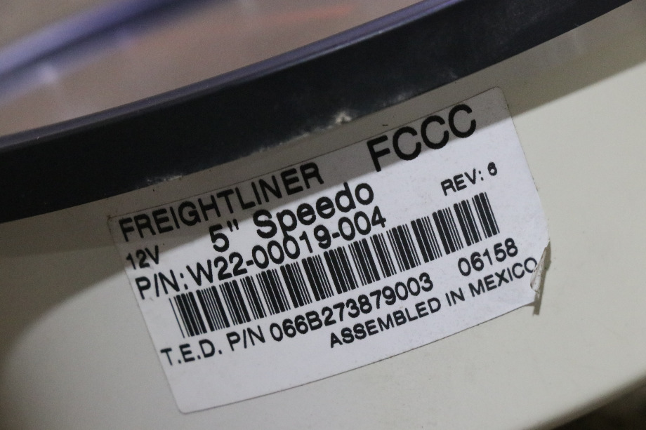 USED FREIGHTLINER W22-00019-004 SPEEDOMETER DASH GAUGE MOTORHOME PARTS FOR SALE RV Components 