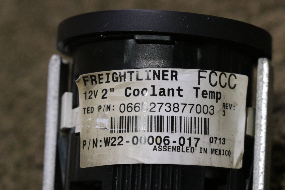 USED COOLANT TEMP DASH GAUGE W22-00006-017 RV/MOTORHOME PARTS FOR SALE RV Components 