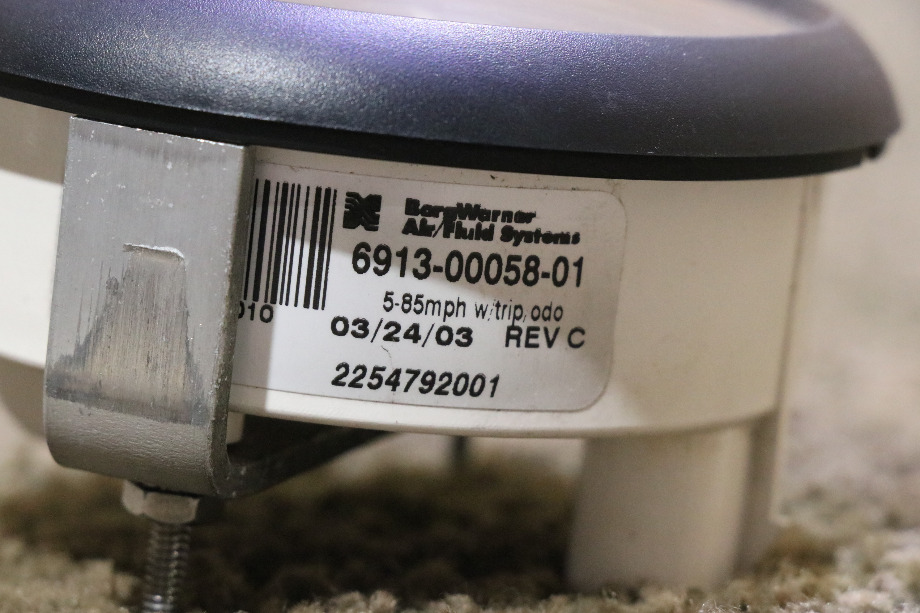 USED RV 6913-00058-01 SPEEDOMETER DASH GAUGE FOR SALE RV Components 
