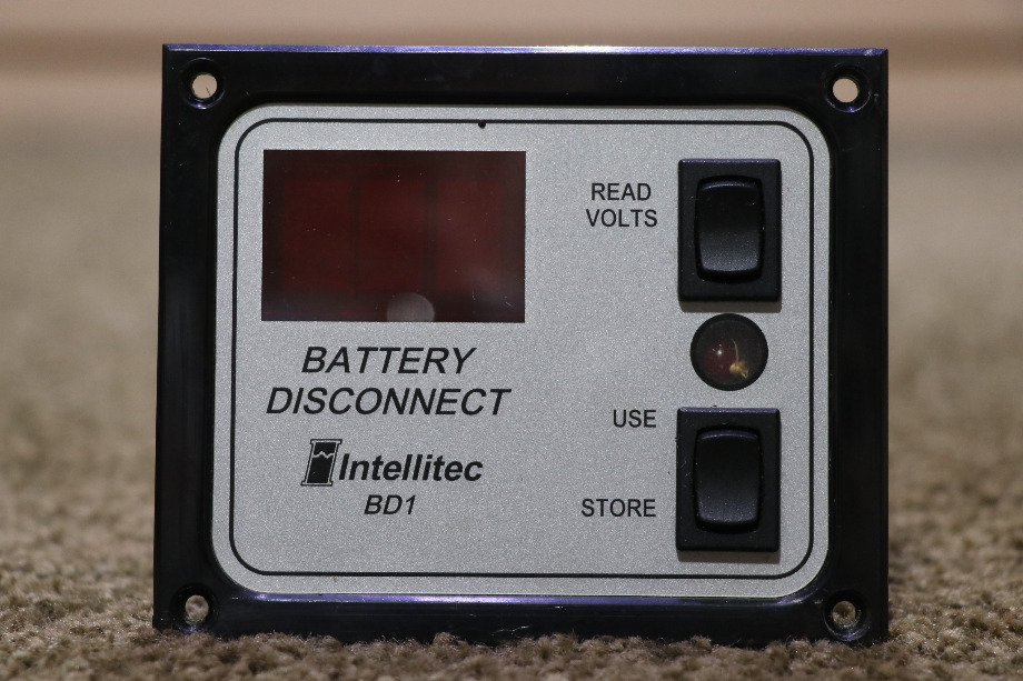USED RV 01-00066-005 INTELLITEC BATTERY DISCONNECT BD1 SWITCH PANEL FOR SALE RV Components 