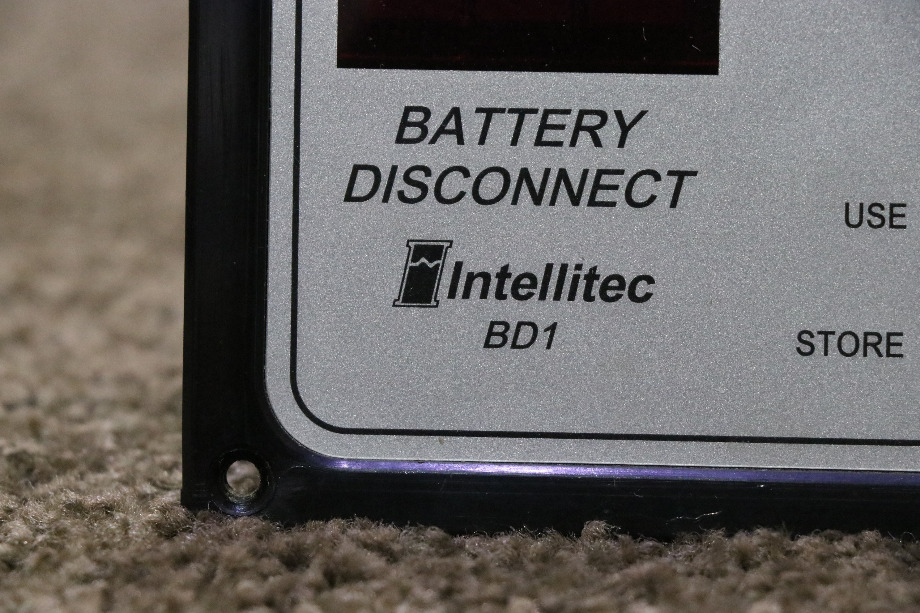 USED RV 01-00066-005 INTELLITEC BATTERY DISCONNECT BD1 SWITCH PANEL FOR SALE RV Components 