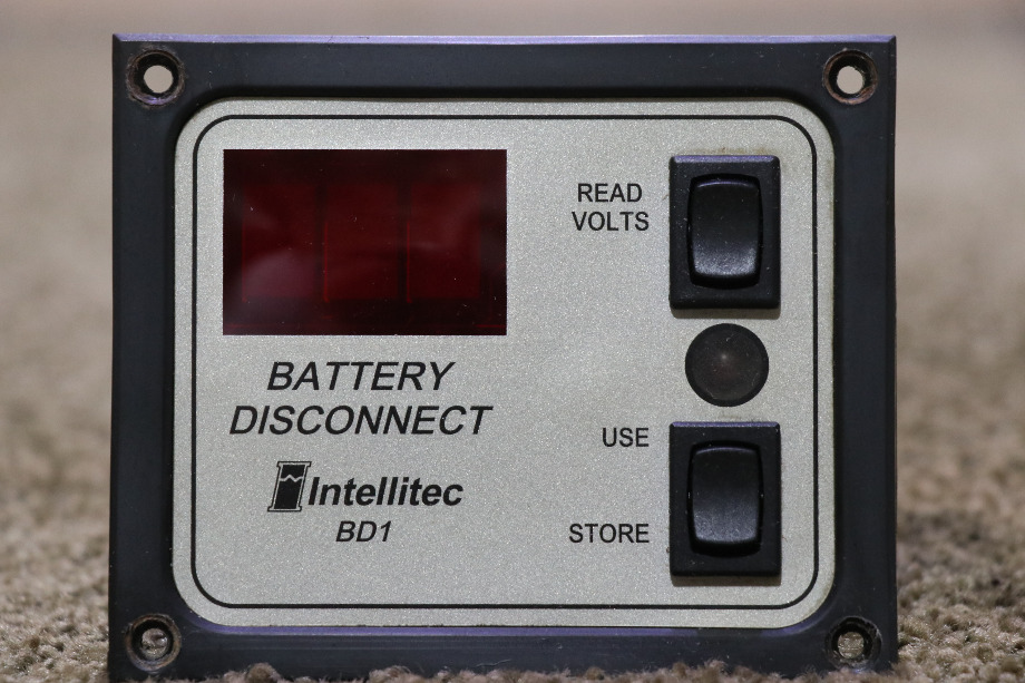 USED MOTORHOME INTELLITEC 01-00066-005 BATTERY DISCONNECT BD1 SWITCH PANEL FOR SALE RV Components 