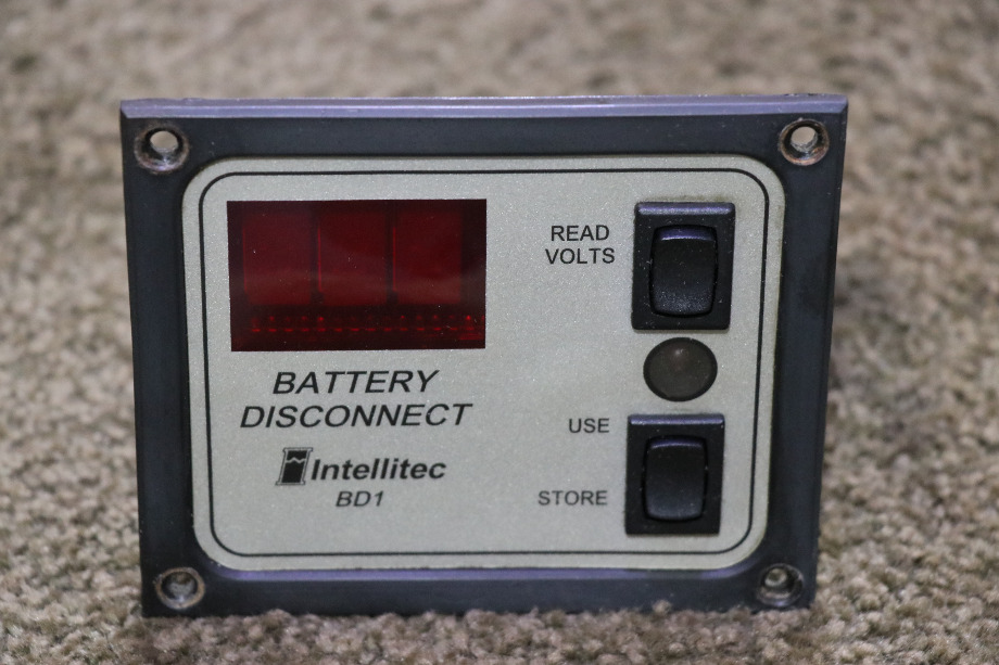 USED MOTORHOME INTELLITEC 01-00066-005 BATTERY DISCONNECT BD1 SWITCH PANEL FOR SALE RV Components 