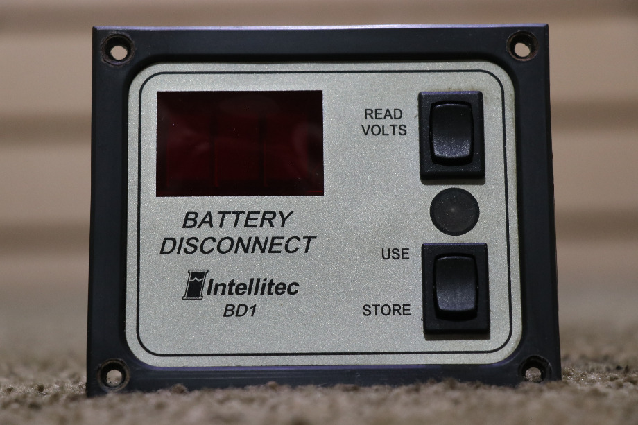 USED MOTORHOME INTELLITEC 01-00066-005 BATTERY DISCONNECT BD1 SWITCH PANEL FOR SALE RV Components 