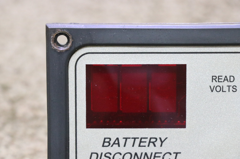 USED MOTORHOME INTELLITEC 01-00066-005 BATTERY DISCONNECT BD1 SWITCH PANEL FOR SALE RV Components 