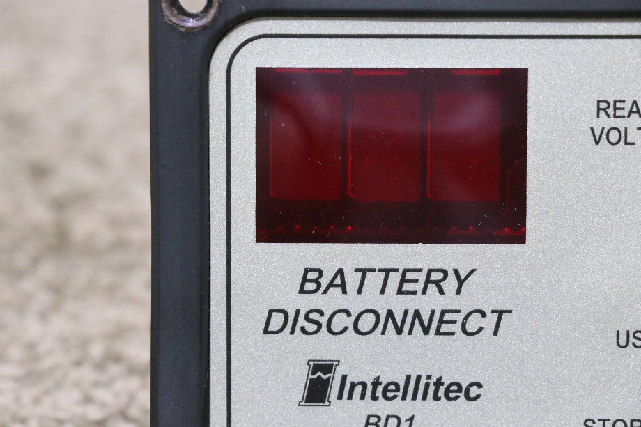 USED MOTORHOME INTELLITEC 01-00066-005 BATTERY DISCONNECT BD1 SWITCH PANEL FOR SALE RV Components 