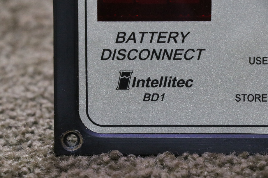 USED MOTORHOME INTELLITEC 01-00066-005 BATTERY DISCONNECT BD1 SWITCH PANEL FOR SALE RV Components 