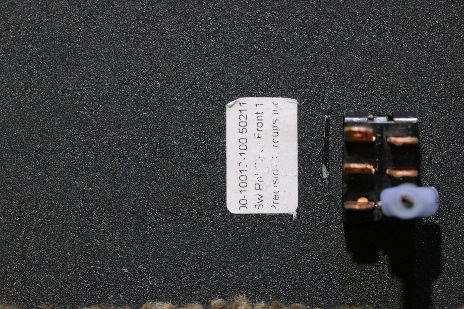 USED RV/MOTORHOME SLIDE ROOM IN / OUT SWITCH PANEL FOR SALE RV Components 