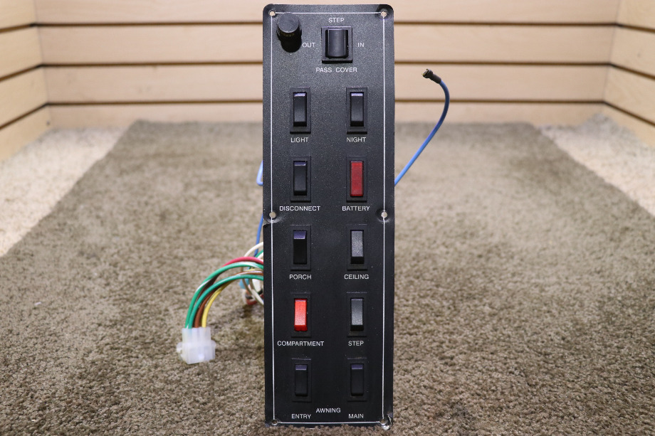USED JRV PRODUCTS 10 SWITCH PANEL A130378BL RV/MOTORHOME PARTS FOR SALE RV Components 