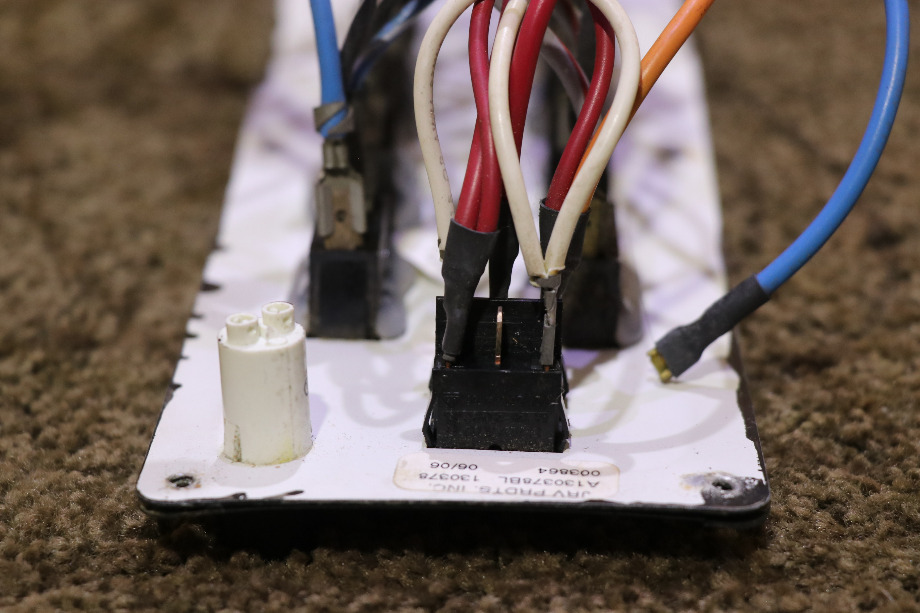 USED JRV PRODUCTS 10 SWITCH PANEL A130378BL RV/MOTORHOME PARTS FOR SALE RV Components 