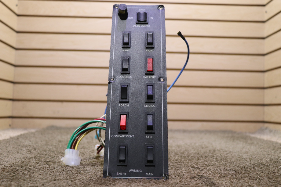 USED JRV PRODUCTS 10 SWITCH PANEL A130378BL RV/MOTORHOME PARTS FOR SALE RV Components 