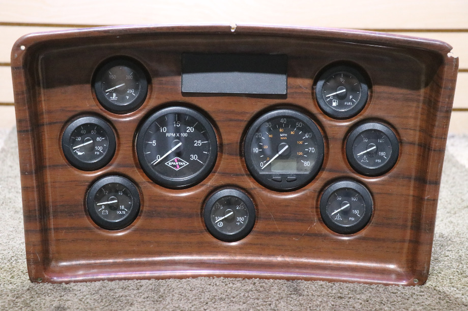 USED COMPLETE SPARTAN DASH GAUGE CLUSTER MOTORHOME PARTS FOR SALE RV Components 