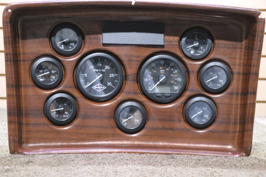 USED COMPLETE SPARTAN DASH GAUGE CLUSTER MOTORHOME PARTS FOR SALE RV Components 