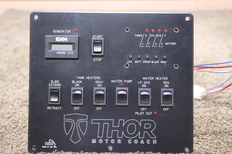 USED RV M1807 THOR MOTOR COACH MONITOR & SWITCH PANEL FOR SALE RV Components 