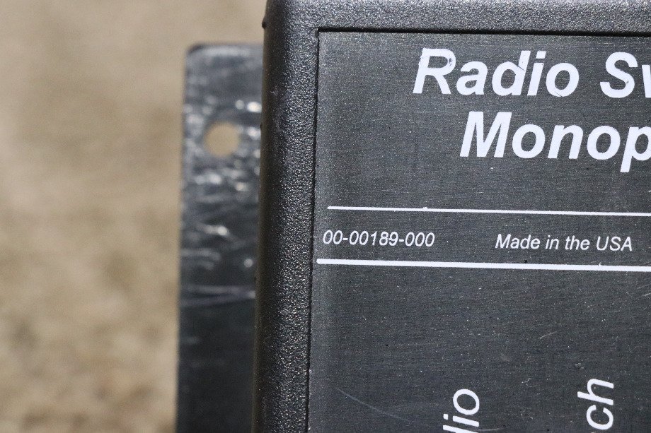 USED MOTORHOME INTELLITEC 00-00189-000 RADIO SWITCH MONOPLEX FOR SALE RV Components 