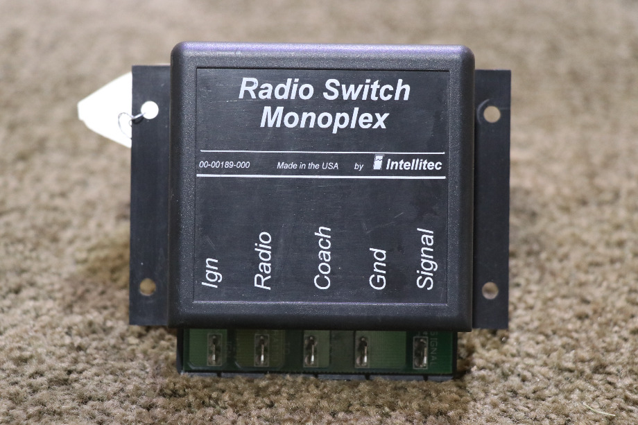 USED RV/MOTORHOME INTELLITEC RADIO SWITCH MONOPLEX 00-00189-000 FOR SALE RV Components 