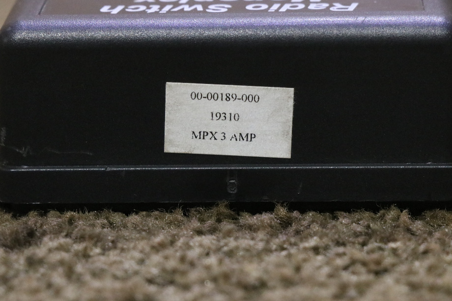 USED RV/MOTORHOME INTELLITEC RADIO SWITCH MONOPLEX 00-00189-000 FOR SALE RV Components 