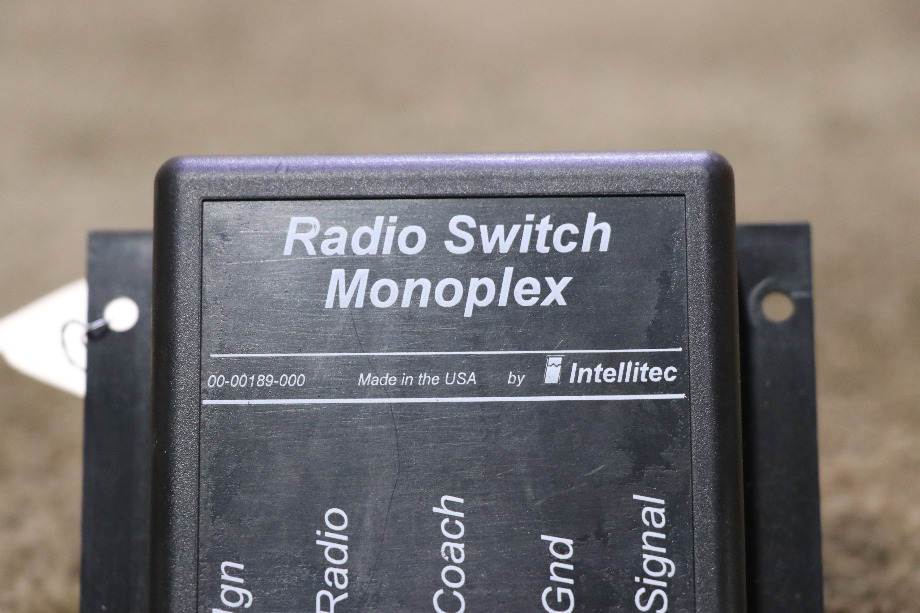 USED RV/MOTORHOME INTELLITEC RADIO SWITCH MONOPLEX 00-00189-000 FOR SALE RV Components 