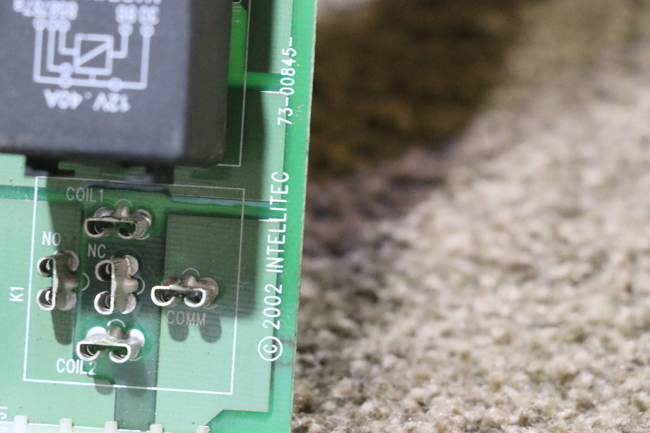 USED 73-00845 INTELLITEC 4 RELAY PCB RV PARTS FOR SALE RV Components 