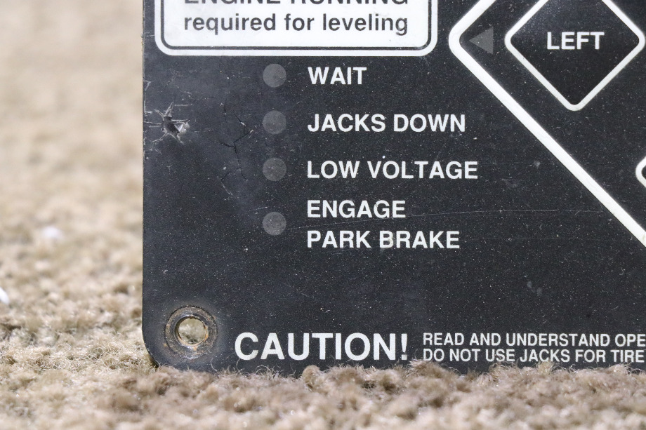USED POWER GEAR ELECTRONIC LEVELING TOUCH PAD 140-1226 RV/MOTORHOME PARTS FOR SALE RV Components 