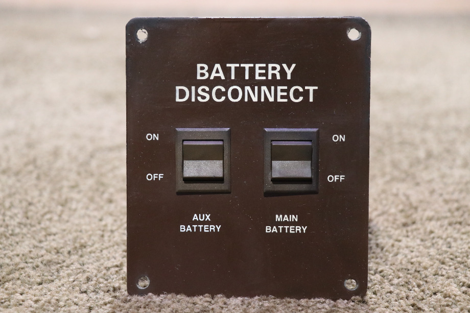 USED RV/MOTORHOME BATTERY DISCONNECT SWITCH PANEL FOR SALE RV Components 