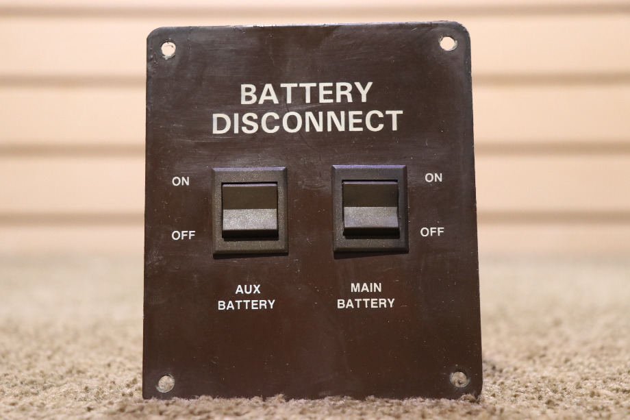 USED RV/MOTORHOME BATTERY DISCONNECT SWITCH PANEL FOR SALE RV Components 
