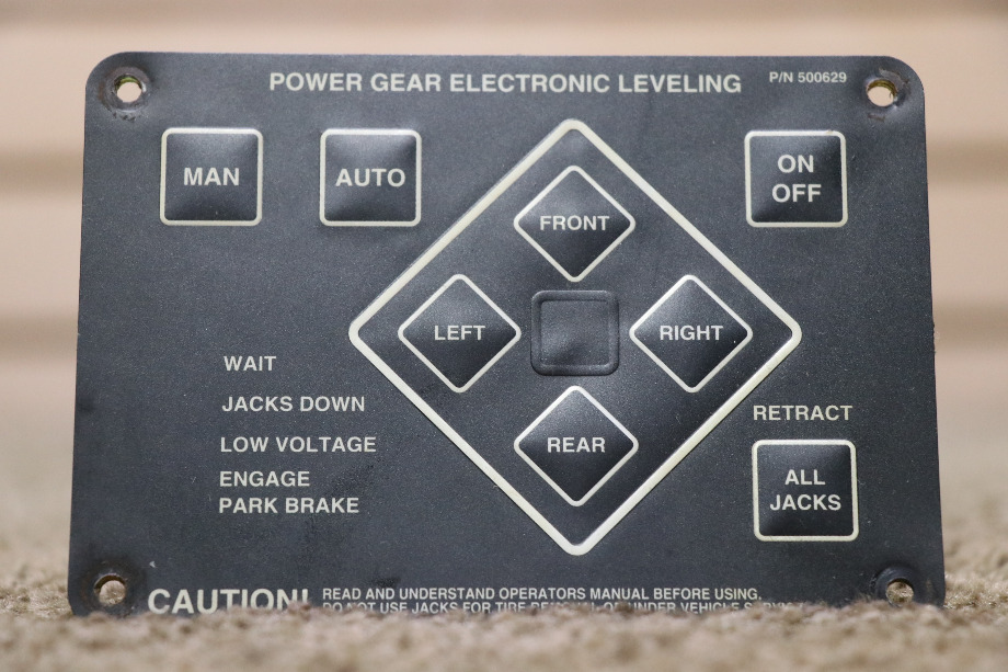 USED RV/MOTORHOME POWER GEAR ELECTRONIC LEVELING TOUCH PAD 500629 FOR SALE RV Components 