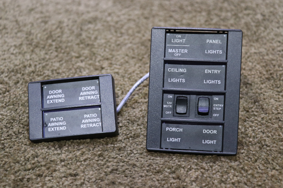 USED RV/MOTORHOME SPYDER CONTROLS SWITCH PANELS 5037129 / 5037130 FOR SALE RV Components 