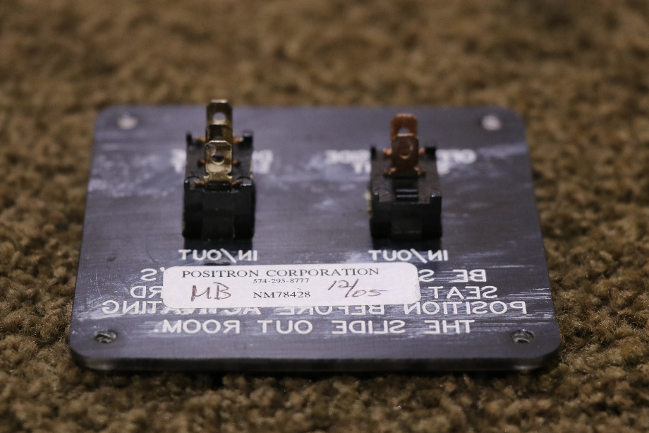 USED RV OFF DOORSIDE & DOORSIDE SLIDE OUT SWITCH PANELS FOR SALE RV Components 