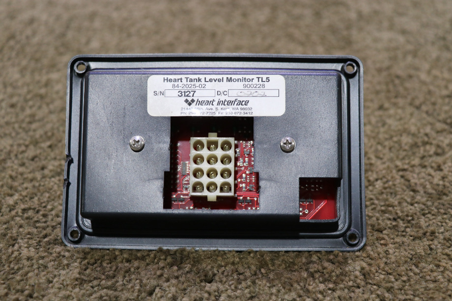 USED HEART 84-2025-02 TANK LEVEL MONITOR TL5 MOTORHOME PARTS FOR SALE RV Components 
