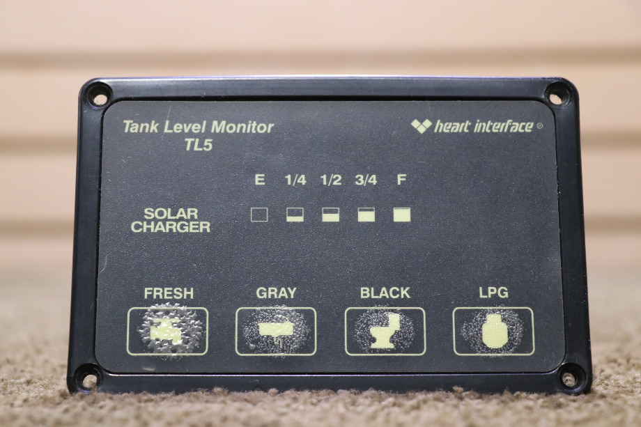 USED HEART 84-2025-02 TANK LEVEL MONITOR TL5 MOTORHOME PARTS FOR SALE RV Components 