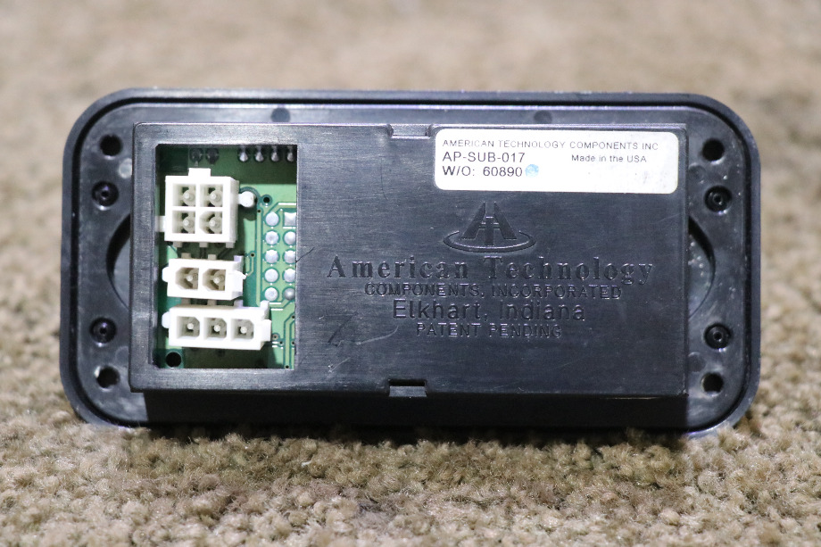 USED RV AP-SUB-017 AMERICAN TECHNOLOGY TEMPERATURE & COMPASS DISPLAY PANEL FOR SALE RV Components 