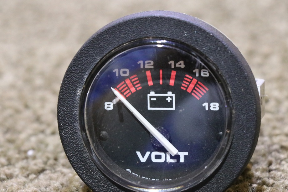 USED TELEFLEX VOLT DASH GAUGE MOTORHOME PARTS FOR SALE RV Components 