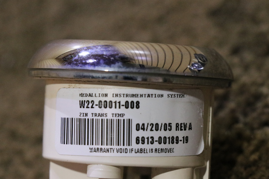USED RV/MOTORHOME TRANS TEMP DASH GAUGE W22-00011-008 FOR SALE RV Components 