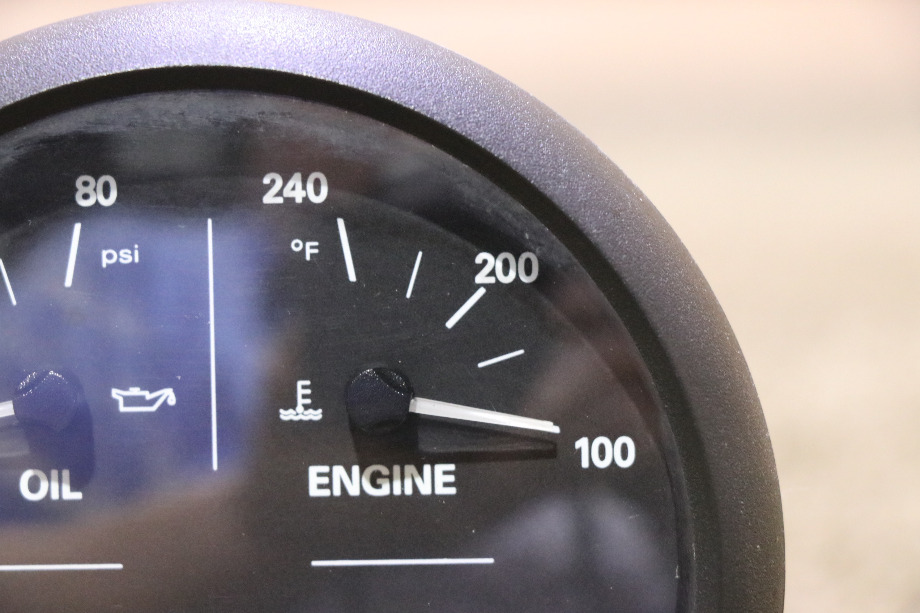 USED FREIGHTLINER 4 IN 1 W22-00013-001 OIL / ENGINE / FRONT / REAR DASH GAUGE MOTORHOME PARTS FOR SALE RV Components 