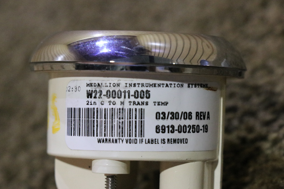 USED RV W22-00011-005 TRANS TEMP DASH GAUGE FOR SALE RV Components 