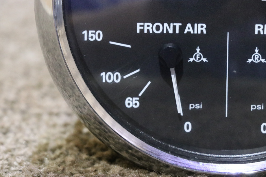USED MOTORHOME FREIGHTLINER 4 IN 1 W22-00013-002 OIL / ENGINE / FRONT / REAR DASH GAUGE FOR SALE RV Components 