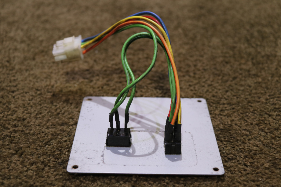 USED MOTORHOME SLIDE ROOM CONTROL 2 SWITCH PANEL FOR SALE RV Components 