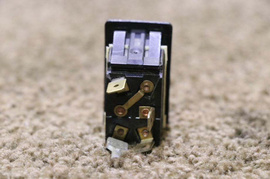 USED MOTORHOME BLACK 0852-0193 ROCKER SWITCH FOR SALE RV Components 